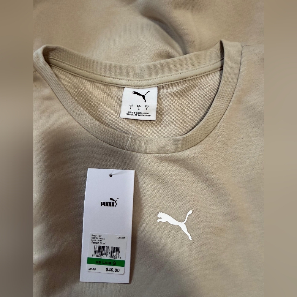 NWT Puma Women's Beige sport dress size L - Picture 7 of 7